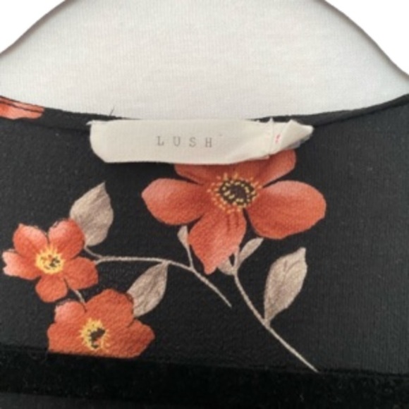 Brand new never worn! Tie front, cap sleeve shirt. Lush, size small - Picture 4 of 4